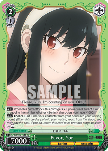 (TD) 2/1 Yor (Berlint City/Assassin)