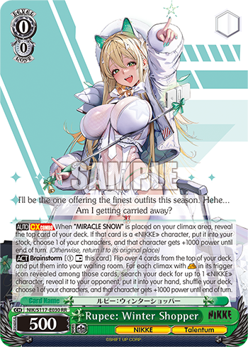 (RR) 0/0 Rupee (NIKKE/Talentum)