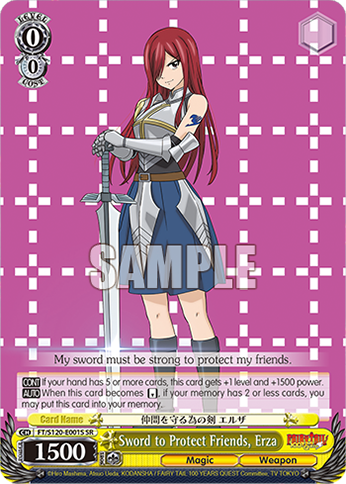 (SR) 0/0 Erza (Magic/Weapon)
