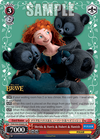 (SR) 3/2 Merida & Harris & Hubert & Hamish (PIXAR)