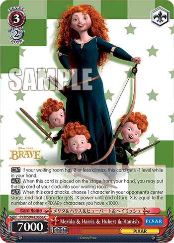 (C) 3/2 Merida & Harris & Hubert & Hamish (PIXAR)