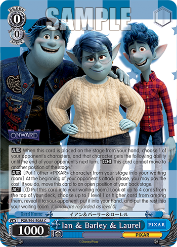 (C) 0/0 Ian & Barly & Laurel (PIXAR)