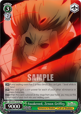 (SR) Awakened, Zenon Griffey (Eminence in Shadow/Cult of Diablos)