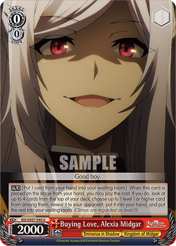 (U) Buying Love, Alexia Midgar (Eminence in Shadow/Kingdom of Midgar)