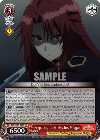 (SR) Preparing to Strike, Iris Midgar (Eminence in Shadow/Kingdom of Midgar)