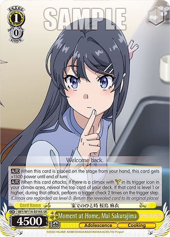 (SR) 1/0 Mai (Adolescence/Cooking)