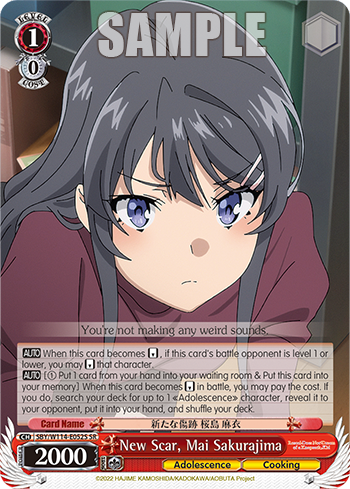 (SR) 1/0 Mai (Adolescence/Cooking)