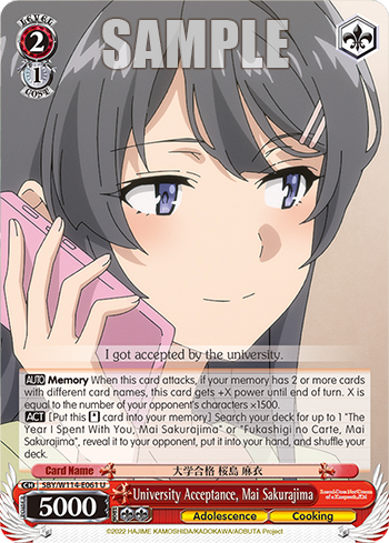 (U) 2/1 Mai (Adolescence/Cooking)