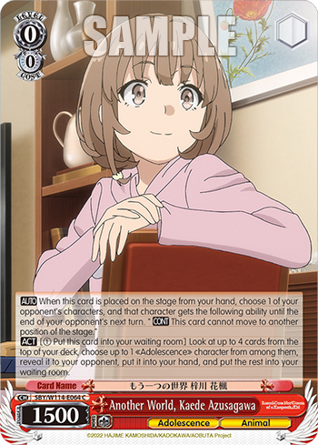 (C) 0/0 Kaede (Adolescence/Animal)