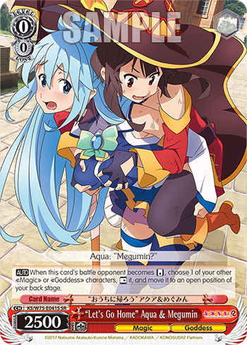 (SR) “Let's Go Home” Aqua & Megumin