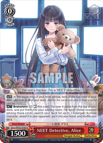 (U) 0/0 Alice (Dengeki Bunko/Detective)