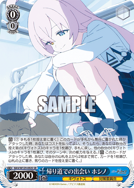 (SR) 0/0 Hoshino (Kivotos/Countermeasures Committee)