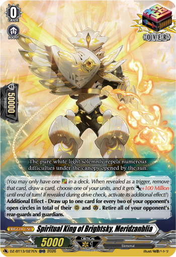 Spiritual King of Brightsky, Meridzanblia