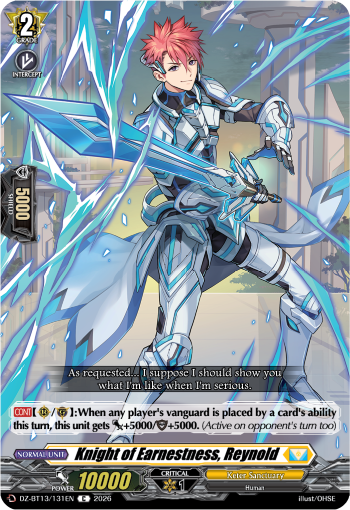 Knight of Utmost Sincerity, Reynold
