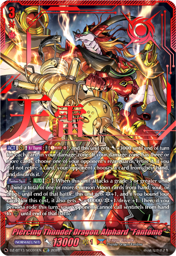 Piercing Thunder Dragon, Alphard "Fantôme"