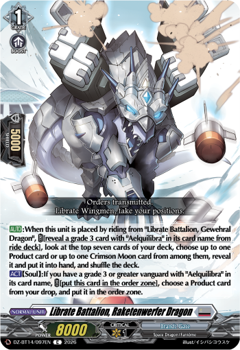 Librate Battalion, Raketenwerfer Dragon