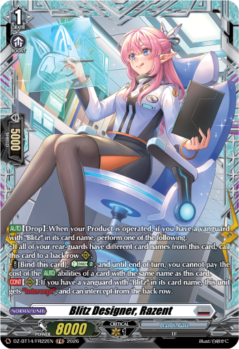Blitz Designer, Razent