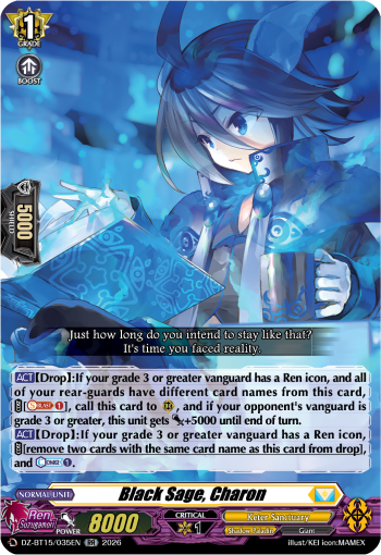 Black Sage, Charon