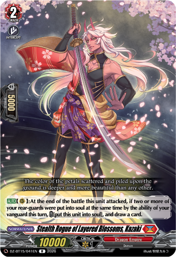 Heavy Sakura Stealth Rogue, Kazaki