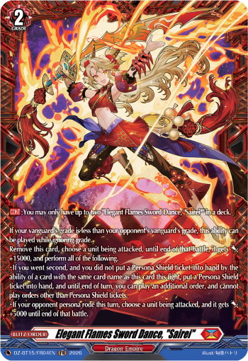 Elegant Flames Sword Dance "Sairei"