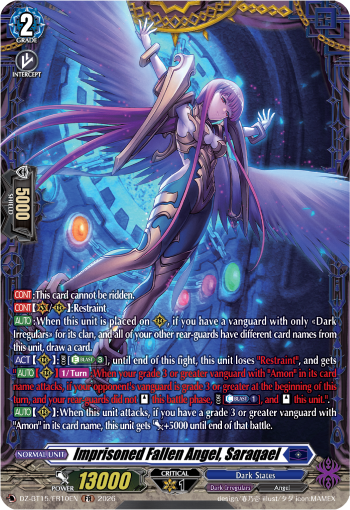 Imprisoned Fallen Angel, Saraqael