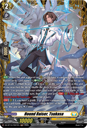 Hound Raiser, Tsukasa