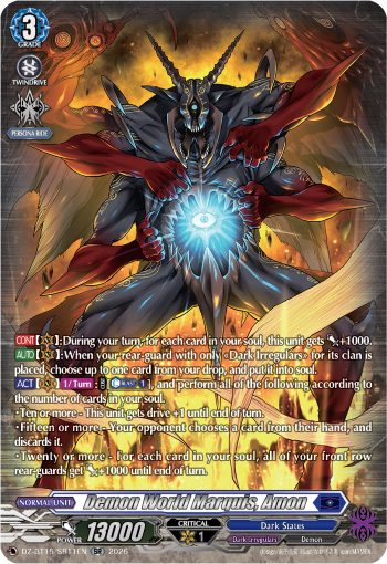 Demon World Marquis, Amon