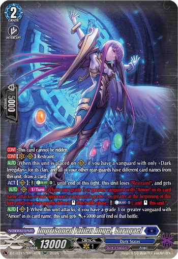 Imprisoned Fallen Angel, Saraqael