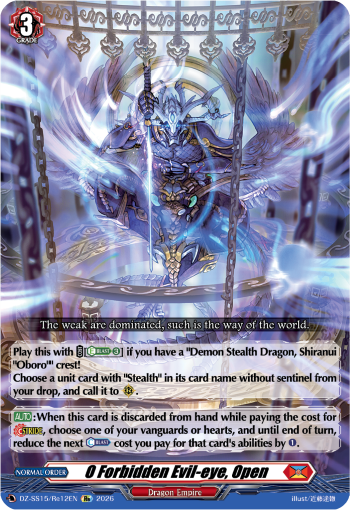 Open, O Forbidden Evil-eye