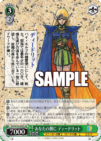 (SR) 3/2 Deedlit (Sneaker Bunko/Lodoss Island/Elf)