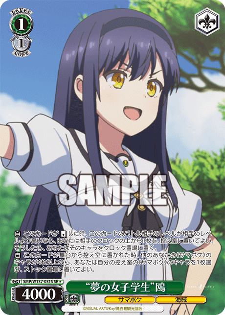 (SR) 1/1 Kamome (Summer Pockets/Pirate)