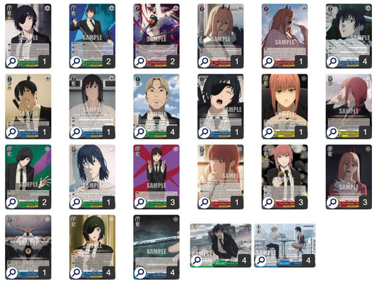 [Weiss Schwarz] EN 4 Stock Soul / 4 Gold Bar Chainsawman Deck