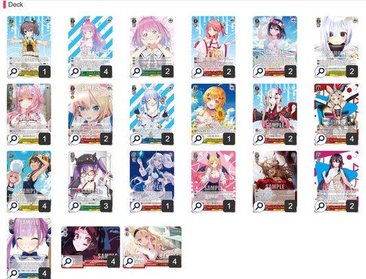 [Weiss Schwarz] EN 8 Standby Hololive Deck