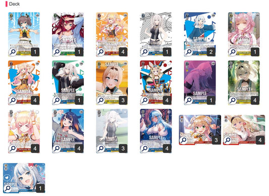 [Weiss Schwarz] JP 7 Standby / 1 Pants Hololive Deck