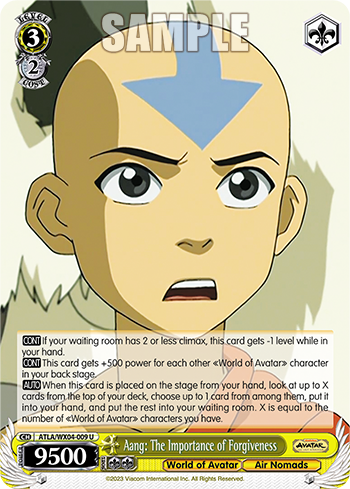 (U) Aang: The Importance of Forgiveness