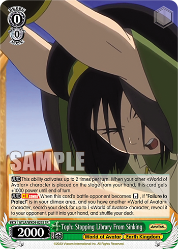 (SR) Toph: Stopping Library From Sinking