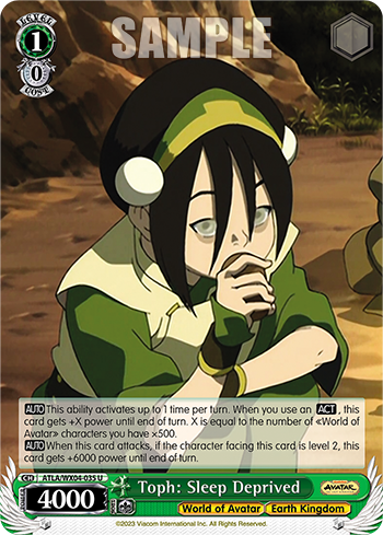 (U) Toph: Sleep Deprived