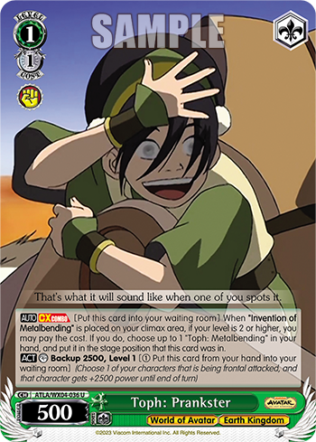 (U) Toph: Prankster