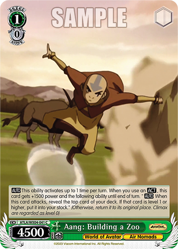 (C) Aang: Building a Zoo