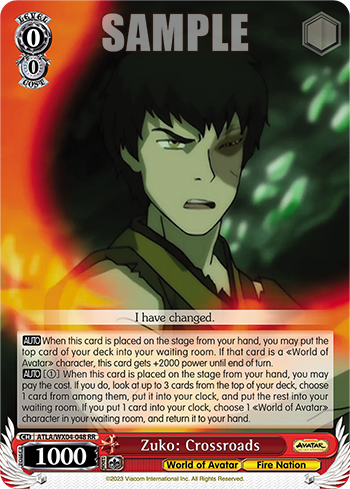 (RR) Zuko: Crossroads