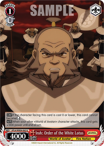 (U) Iroh: Order of the White Lotus