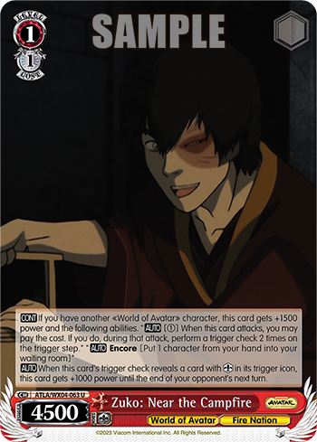 (U) Zuko: Near the Campfire