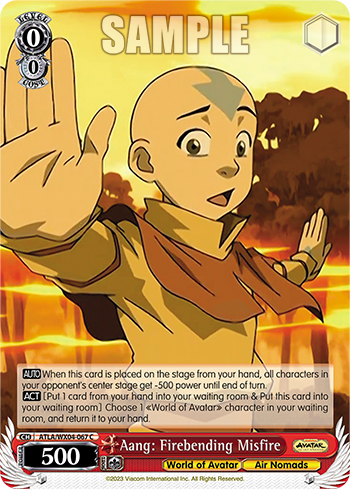 (C) Aang: Firebending Misfire