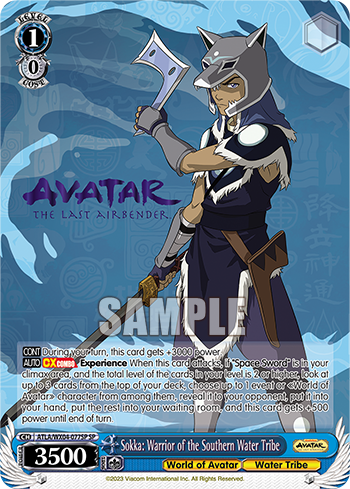 (SP) Sokka: Warrior of the Southern Water Tribe