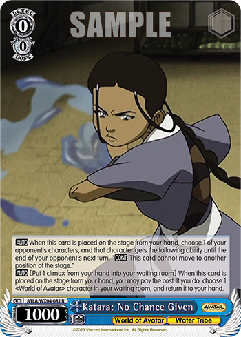 (R) Katara: No Chance Given