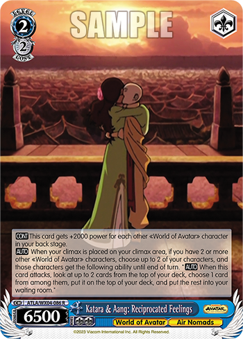 (R) Katara & Aang: Reciprocated Feelings