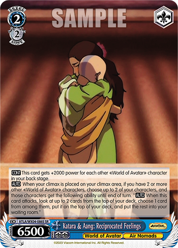 (SR) Katara & Aang: Reciprocated Feelings