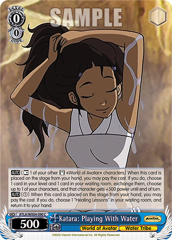 (C) Katara: Playing With Water