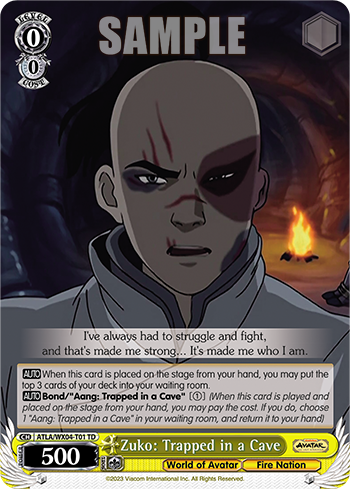 (TD) Zuko: Trapped in a Cave