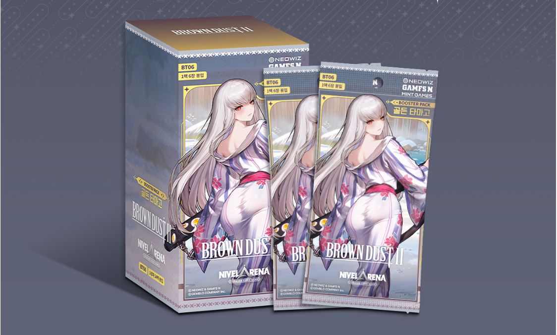 [Ready-Stock] Nivel Arena TCG BT06 - Golden Tamago (Brown Dust 2 Collab) Booster Box